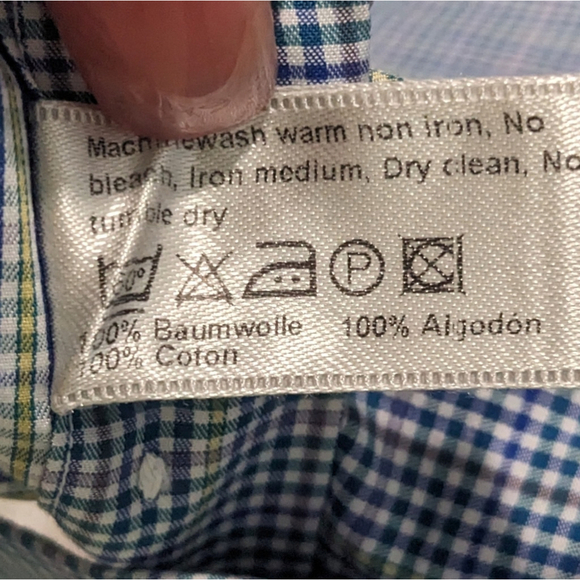 Eton | Men's button down collar check shirt (42/16.5) - Picture 7 of 11